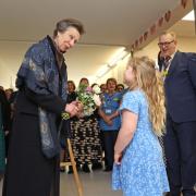 The Princess Royal with Felicity Cooper.
