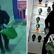Police have released CCTV images following a burglary in which tens of thousands of pounds of jewellery was stolen.  They show a man suspected of stealing from Chloe’s Jewellers and Repairs, in High Street, Wisbech, at about 9.15am on May 2.