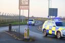 Glenn Wardle allegedly drove through a checkpoint at RAF Mildenhall, a court heard