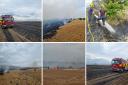 Photos showing the extent of the damage caused by the fire at Haddenham