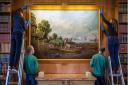 The largest known painting by John Constable RA has been enhanced after over 270 hours of treatment by National Trust conservators.