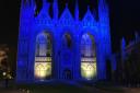 Peterborough Cathedral will light up in blue and yellow tonight (February 25) for peace between Ukraine and Russia.