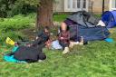 Rough sleepers have been living on Old Vicarage Gardens in Wisbech for at least a week, according to The Rev Canon Matthew Bradbury.
