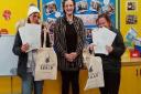 Parents from St Peter’s C of E Junior school in Wisbech are breaking barriers by completing courses. Lisa Hewitt, Nyree Scott from Cambridge Skills and Kat Doyle. Picture: Olivia O'Neill
