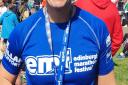 Fenland Running Club's Jon Rowell completes the Edinburgh Marathon