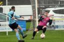 March Town goalkeeper Charlie Congreve, pictured in action against Diss Town recently. Picture: IAN CARTER