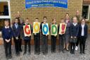 Teachers and pupils celebrate good Ofsted result