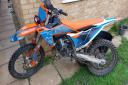 This off-road motorcross bike was seized from its owner in Leverington