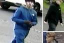 Police have released CCTV images of three men they would like to speak to in connection with two attempted burglaries in Wisbech.