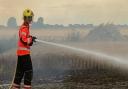 Stock image of Cambridgeshire firefighter