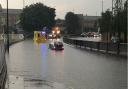 Glimpse of what Peterborough looked like tonight (Friday) after flash floods hit the city.