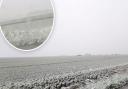 First pictures of the snow arriving in Cambridgeshire. Picture: Supplied/Ross Chapman
