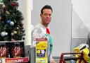 Stephen Mulhern was spotted filming ITV game show 'In For a Penny' inside Asda in Wisbech.