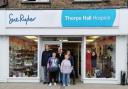 Sue Ryder's team at its Wisbech shop on the Market Place.