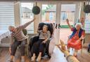 Residents at Wisbech care home are enjoying some armchair yoga