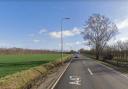 The A47 was partially closed due to the crash