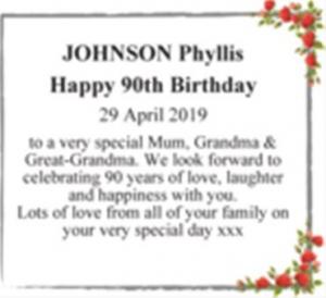JOHNSON Phyllis