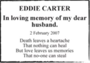EDDIE CARTER