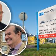 West Norfolk Borough Council's Conservative leader Stuart Dark (upper inset) was told by independent councillor Alun 'Tom' Ryves that there was a view in the borough that the authority had done 