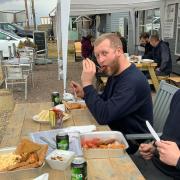 The wonderful Jezue cafe and restaurant on the Bambers site at in Lynn Road, Wisbech, has been able to feed happy customers like these outdoors. But from May 17 customers can once again venture inside - and enjoy.