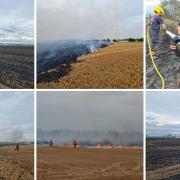 Photos showing the extent of the damage caused by the fire at Haddenham