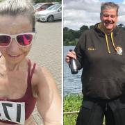 Tracey Else and Steve Clarke from Three Counties Running Club both took on different running challenges