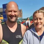 Three Counties Running Club's Matt Hunter and Cheryl Lenton