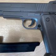 Police released this photo of the gun removed from youngster in Chatteris.