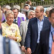 Prince William at the inaugural Cambridgeshire County Day with Lord-Lieutenant Julie Spence