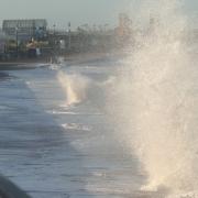 Saturday will see rough seas and flying spray in some coastal areas Picture: Chris Bishop