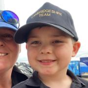 Victoria Bradford and her son Guy who's currently up for winning the environmental section of the 'Make a Difference Awards'