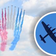 The Queen's Platinum Jubilee celebrations featured a flypast today (Thursday, June 2), with some of the aircraft visible from Cambridgeshire