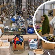 Volunteers at Ukraine Lifeline's warehouse in Pymoor are working tirelessly to help arrange donations that are then distributed to the country.