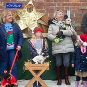 St Ives Methodist Church held a “dog nativity” performance.