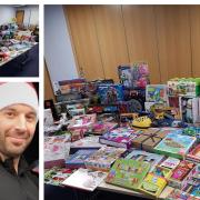 Insp Ian Lombardo 'overwhelmed' by response to 4th annual Christmas toy appeal.