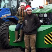 A record number of tractors turned out for Fenland Farmers' Christmas convoy.