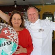 Maria and Peppe of Italian restaurant Vesuvio in Whittlesey have marked 10 years since they first opened in the town.
