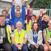 Some of the March AC members who completed this year's Round Norfolk Relay.
