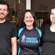 Syrah Arnold (Centre) with Silvia Rinaldi and Ferad Seid, who run Café D-licious in Wisbech and have teamed up with Syrah ahead of her half-marathon fundraiser.