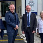 Claire Danks met Cambridgeshire's police and crime commissioner Darryl Preston to talk about the support she and her family received from the Road Victims Trust charity.