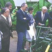 Peter Standen, who joined the family engineering firm in 1936, in Ely in 1977.