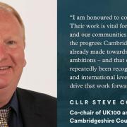 Councillor Steve Count, leader of Cambridgeshire County Council, is co-chair of UK100.