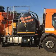 Cambridgeshire and Peterborough is set to receive 20 per cent less funding for highways maintenance from the government this year. Pictured is the 'Dragon Patcher' that is capable of tackling up to 150 potholes a day.