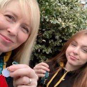 Sarah-Jane Macdonald and her daughter Maisie took part in the Great Run Solo 12 days of Christmas challenge, where they ran or walked on 12 separate occasions in December.