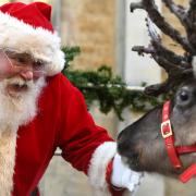 Santa and his reindeer will be in Wisbech this weekend. Credit: Fenland District Council.