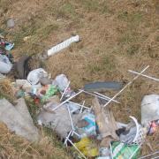 Waste fly-tipped in Wisbech. Credit: Fenland District Council.