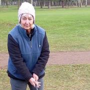 A drive-in competition was held at Tydd St Giles Golf Club for this year's ladies' captain Sylvia Illsley.