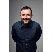 Comedian Chris McCausland brings his 'Speaky Blinder' tour to the King's Lynn Corn Exchange on Wednesday April 19.