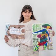 Wisbech artist Mia Grewal has been announced as the winner of the Visitor's Choice Award in Wisbech & Fenland Museum's first Young Arts Open exhibition.