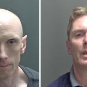 Cirean Brytz (left) and James Brytz (right) have been jailed for a total of eight years and four months